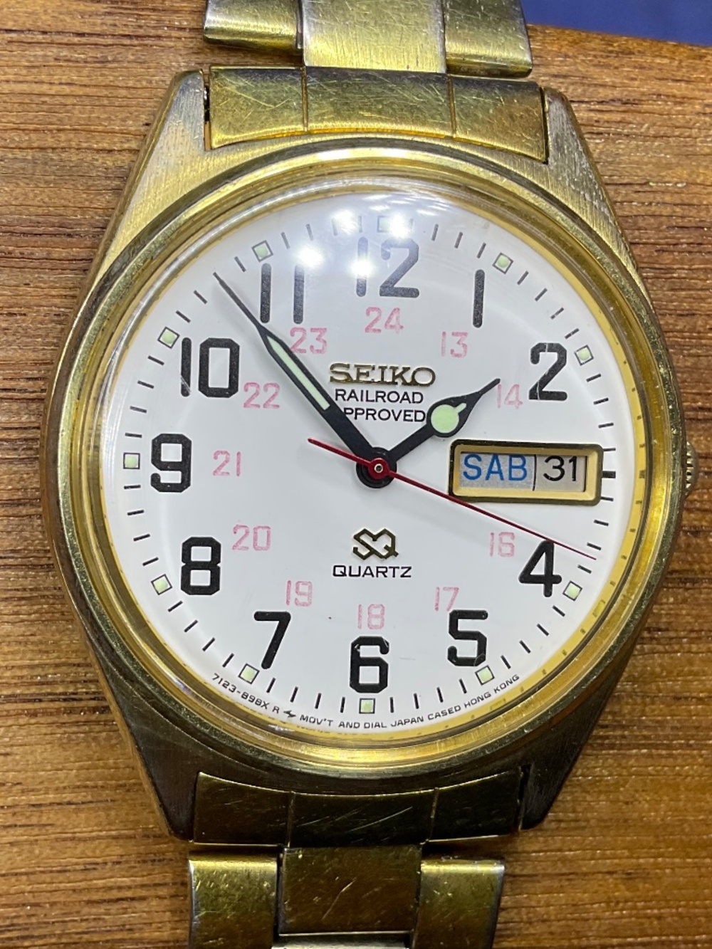 Seiko Railroad Approved Watch in fair condition